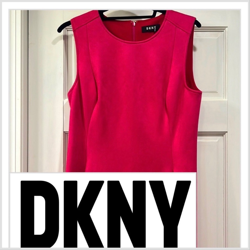 DKNY faux suede dress Pink - Picture 1 of 8